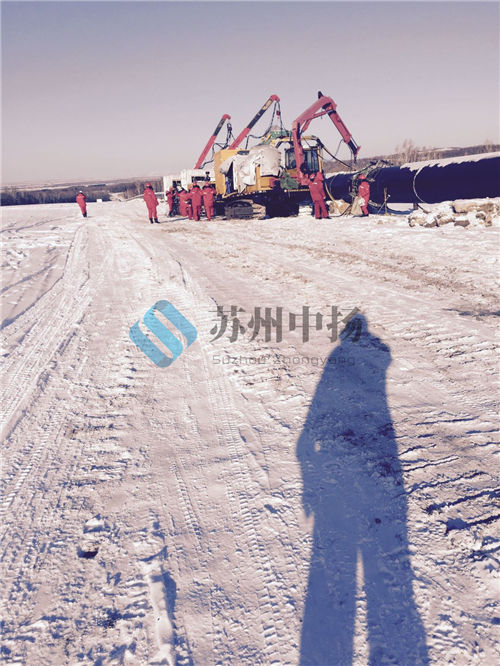 雪原低溫環(huán)境熱縮套應(yīng)用案例售后實拍